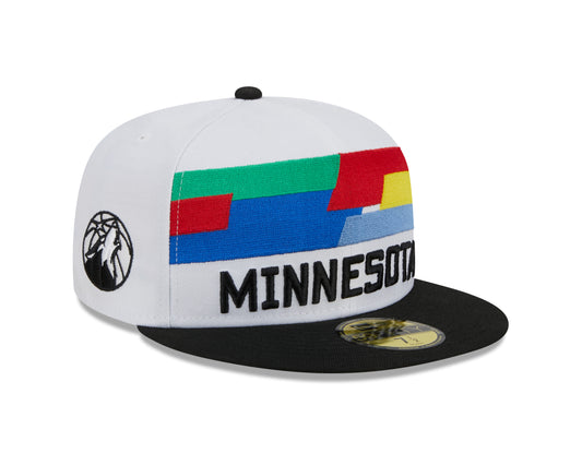 Minnesota Timberwolves New Era City Edition 59FIFTY Fitted Hat - White