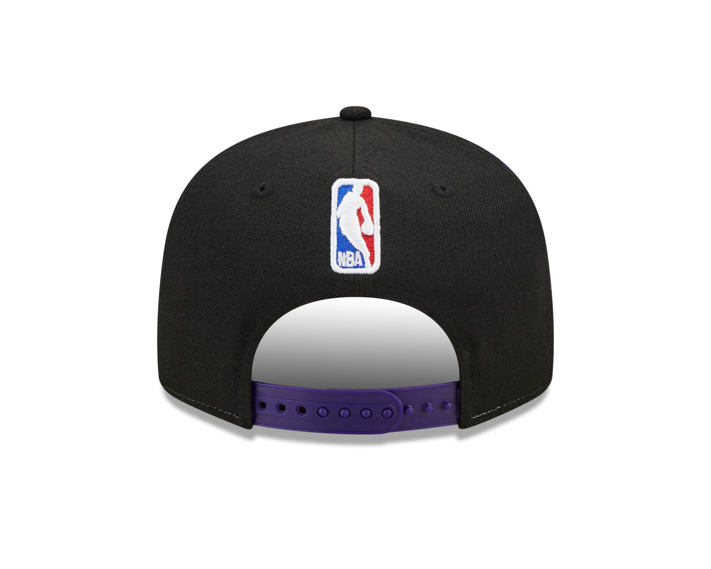 Los Angeles Lakers New Era City Edition 9FIFTY Snap Back Hat - White/Purple