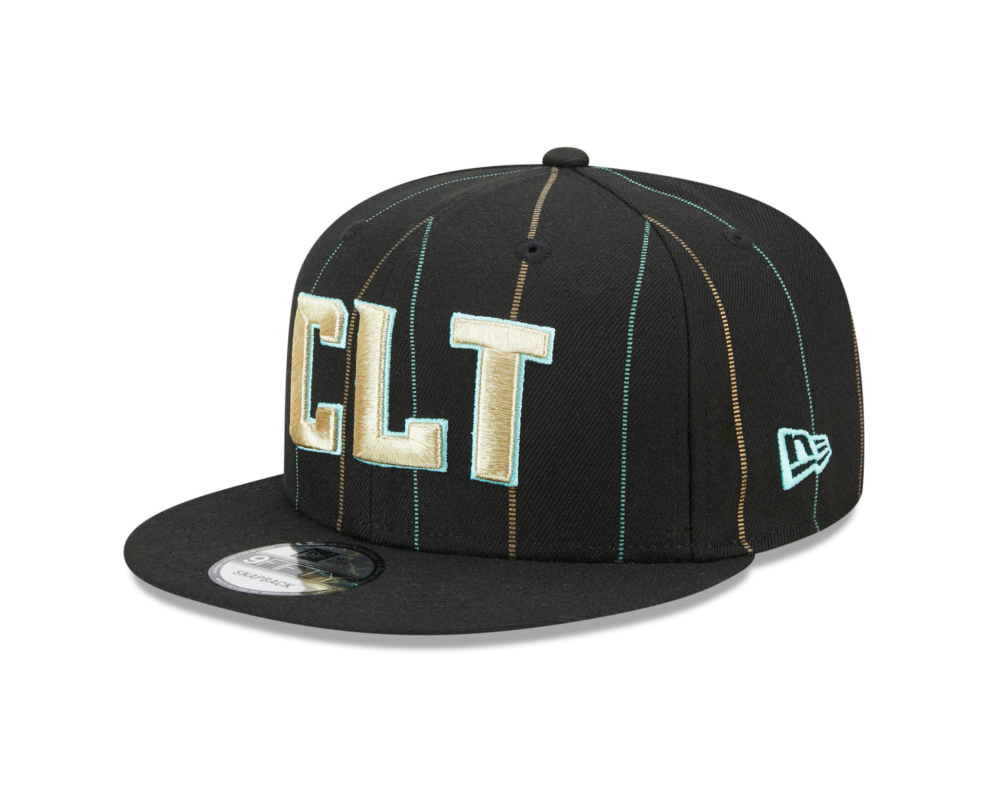 Charlotte Hornets New Era City Edition 9FIFTY Snap Back Hat - Black