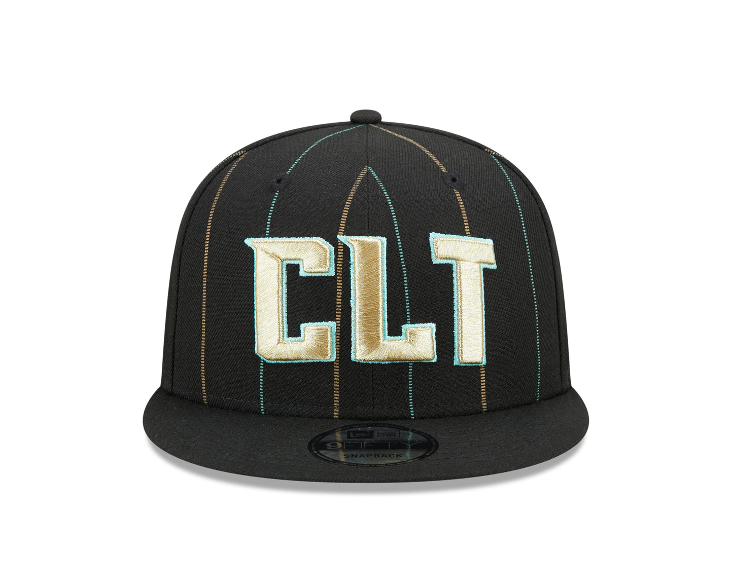 Charlotte Hornets New Era City Edition 9FIFTY Snap Back Hat - Black