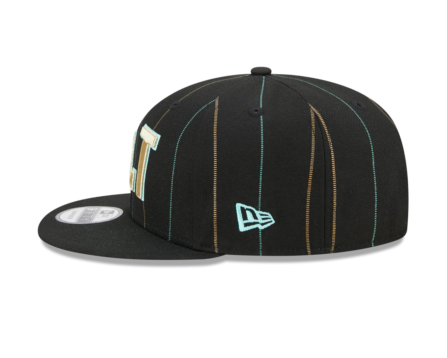 Charlotte Hornets New Era City Edition 9FIFTY Snap Back Hat - Black