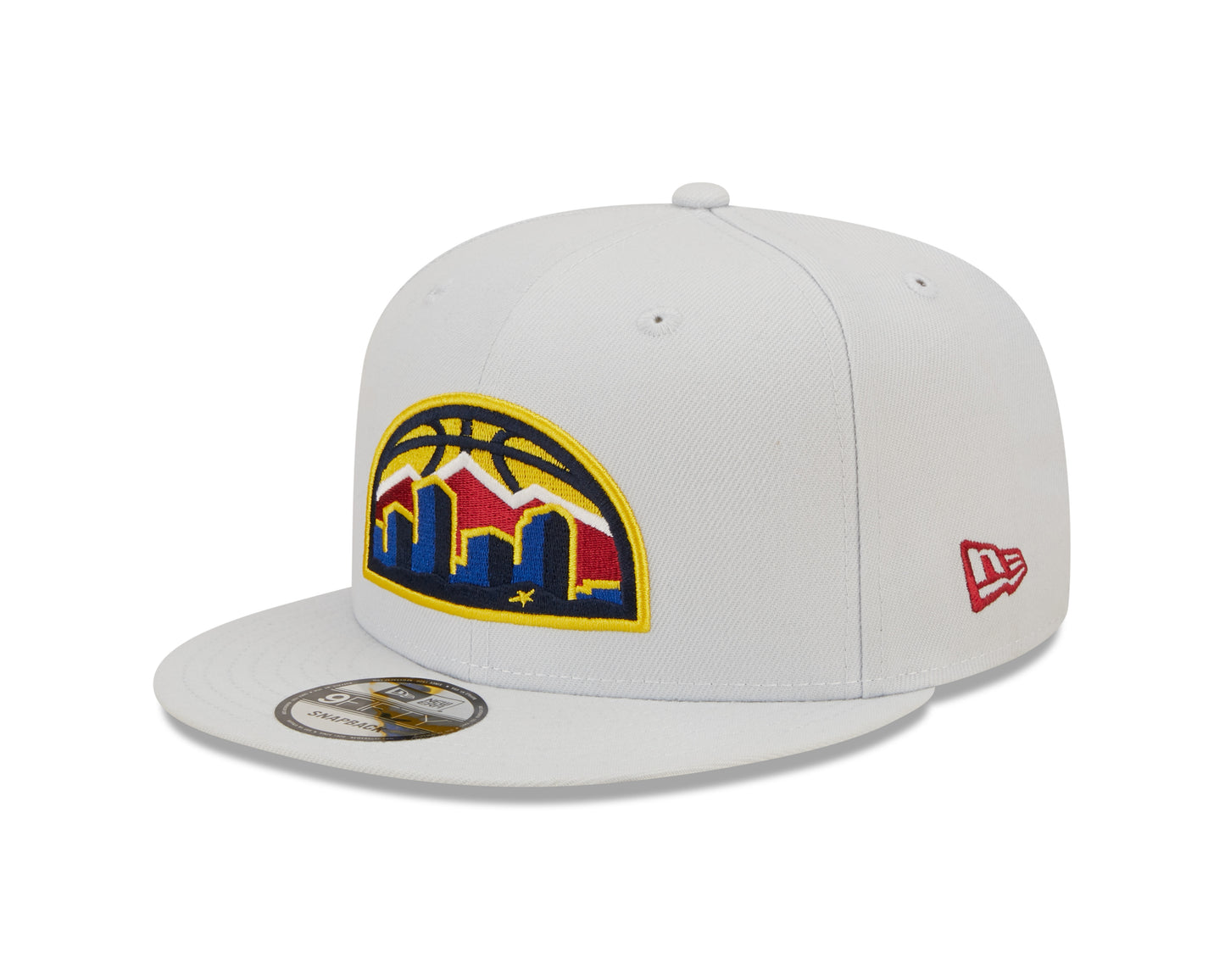 Denver Nuggets New Era Alternate City Edition 9FIFTY Snap Back Hat - Light Gray