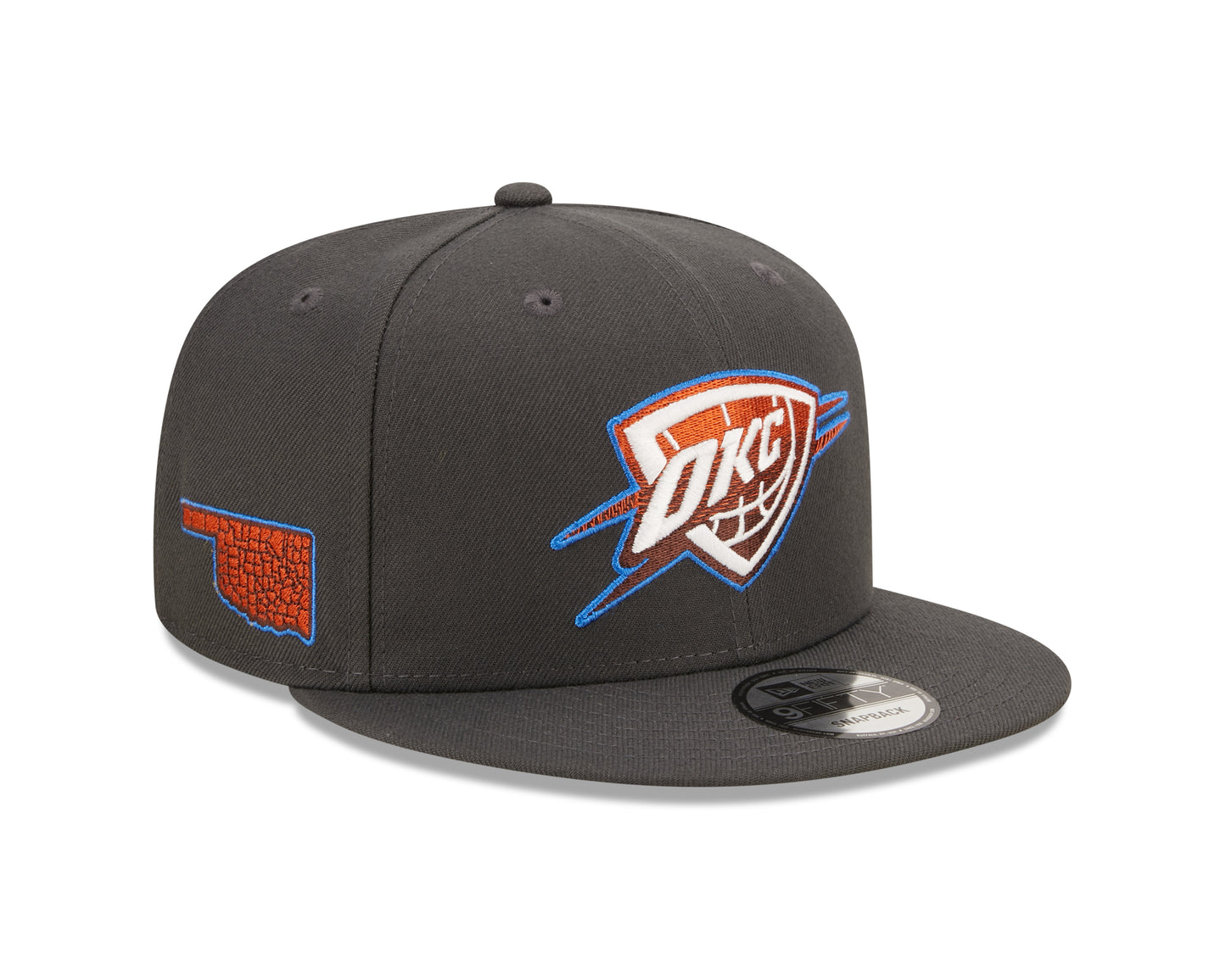 Oklahoma City Thunder New Era Alternate City Edition 9FIFTY Snap Back Hat - Gray