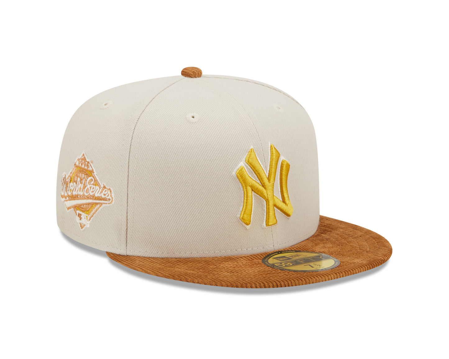 New York Yankees New Era Team Corduroy Visor 59Fifty Hat