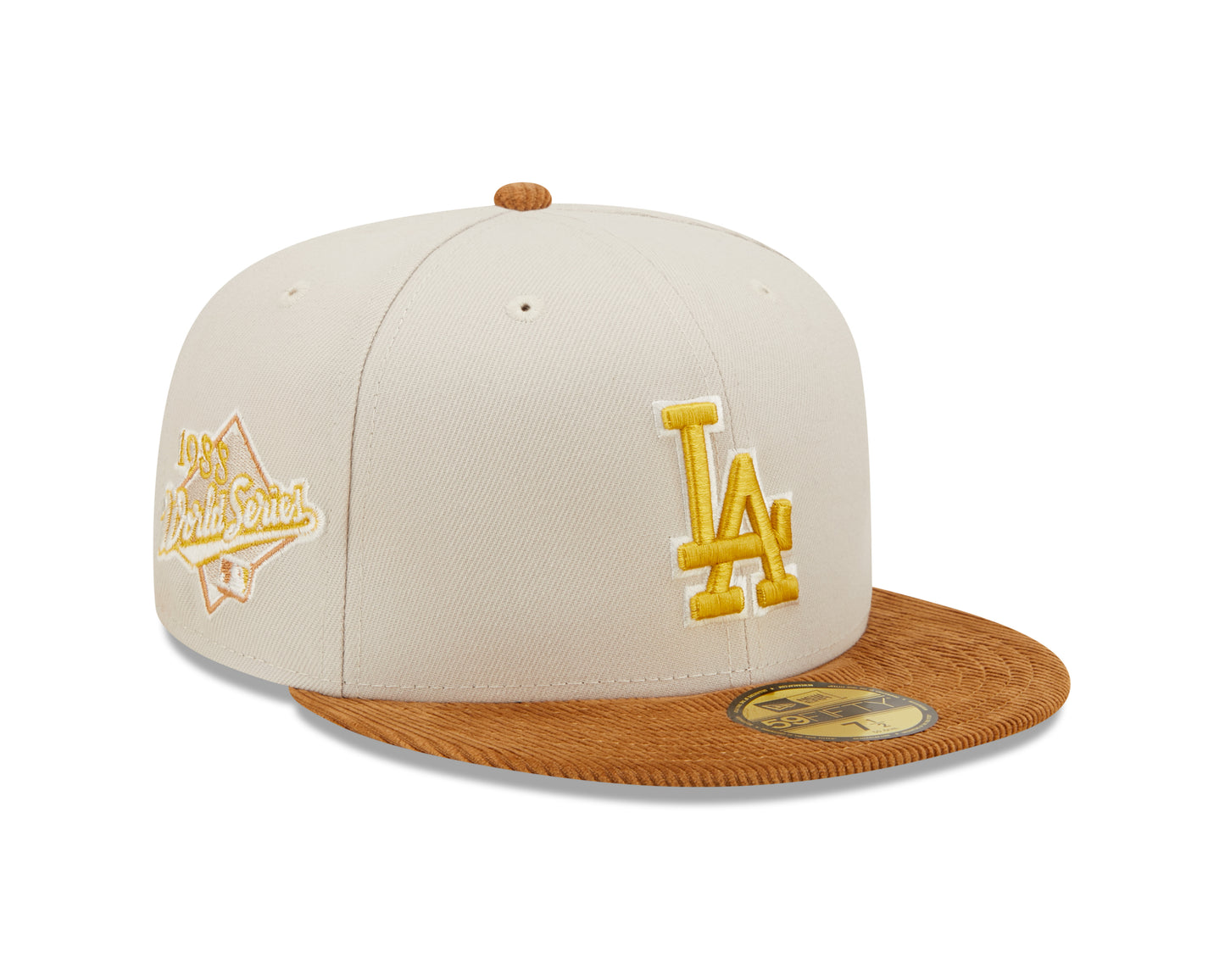 Los Angeles Dodgers New Era Team Corduroy Visor 59Fifty Hat