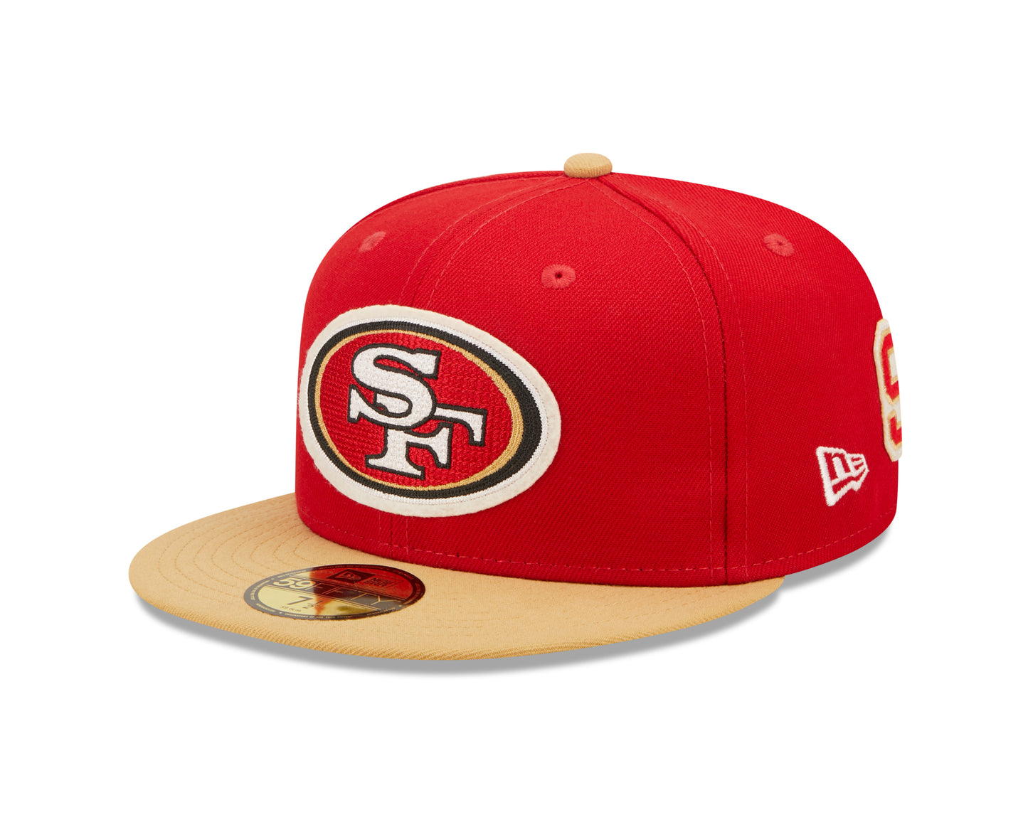 San Fransico 49ers New Era Super Bowl Series Letterman 59FIFTY Fitted Hat - Red