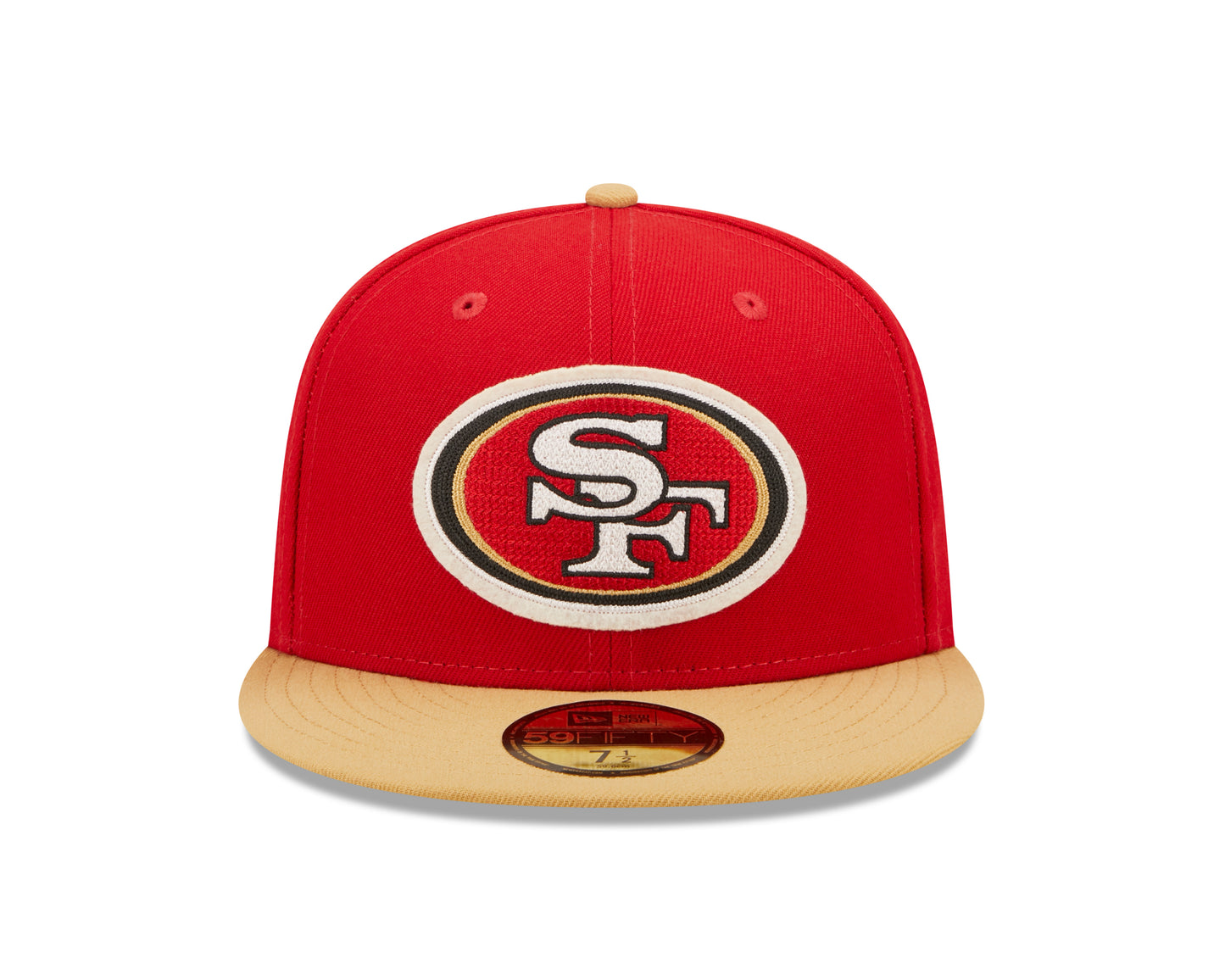 San Fransico 49ers New Era Super Bowl Series Letterman 59FIFTY Fitted Hat - Red