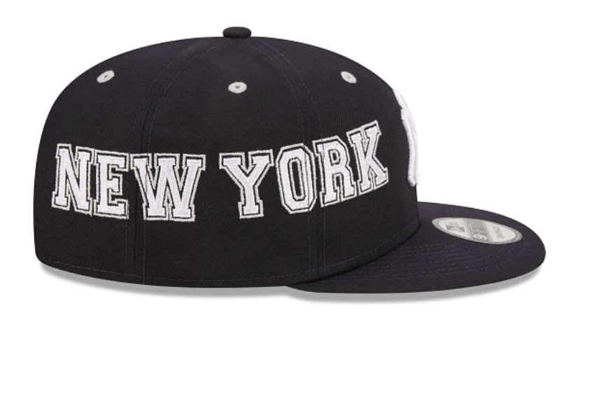New York Yankees New Era Team Split 9FIFTY Snapback Hat - Navy/Gray