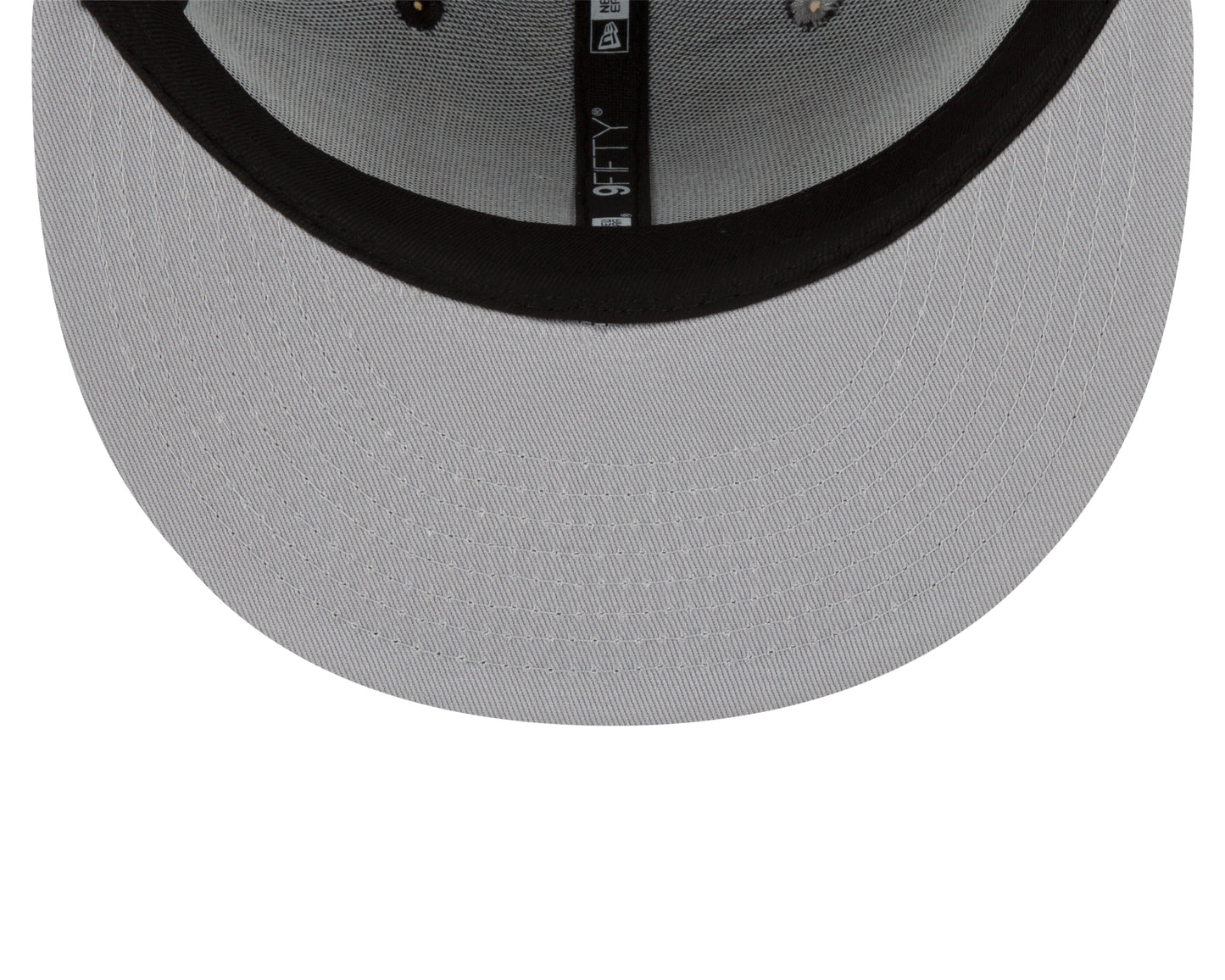 Las Vegas Raiders New Era Team Split 9FIFTY Snap Back Hat - Black/Gray