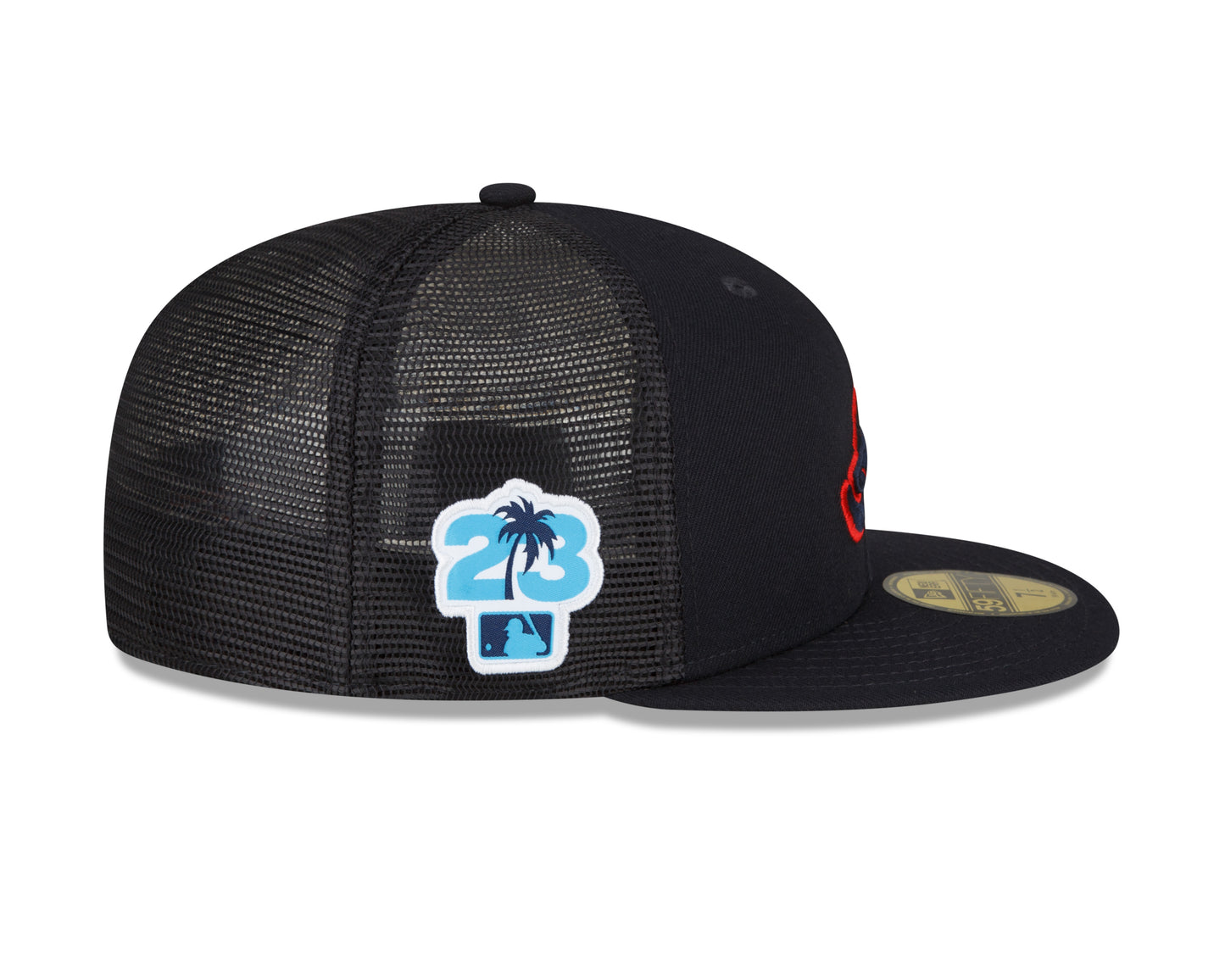 Atlanta Braves New Era Spring Training 59fifty Mesh Fitted Hat