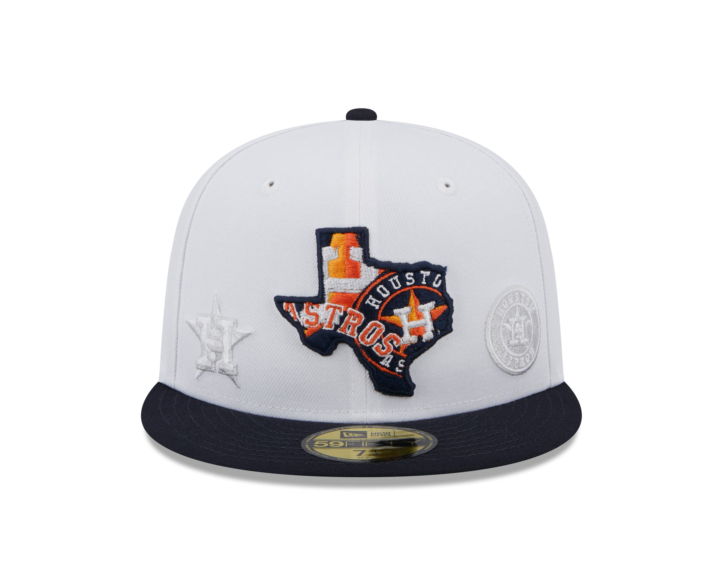 Houston Astros New Era State 59FIFTY Fitted Hat - White
