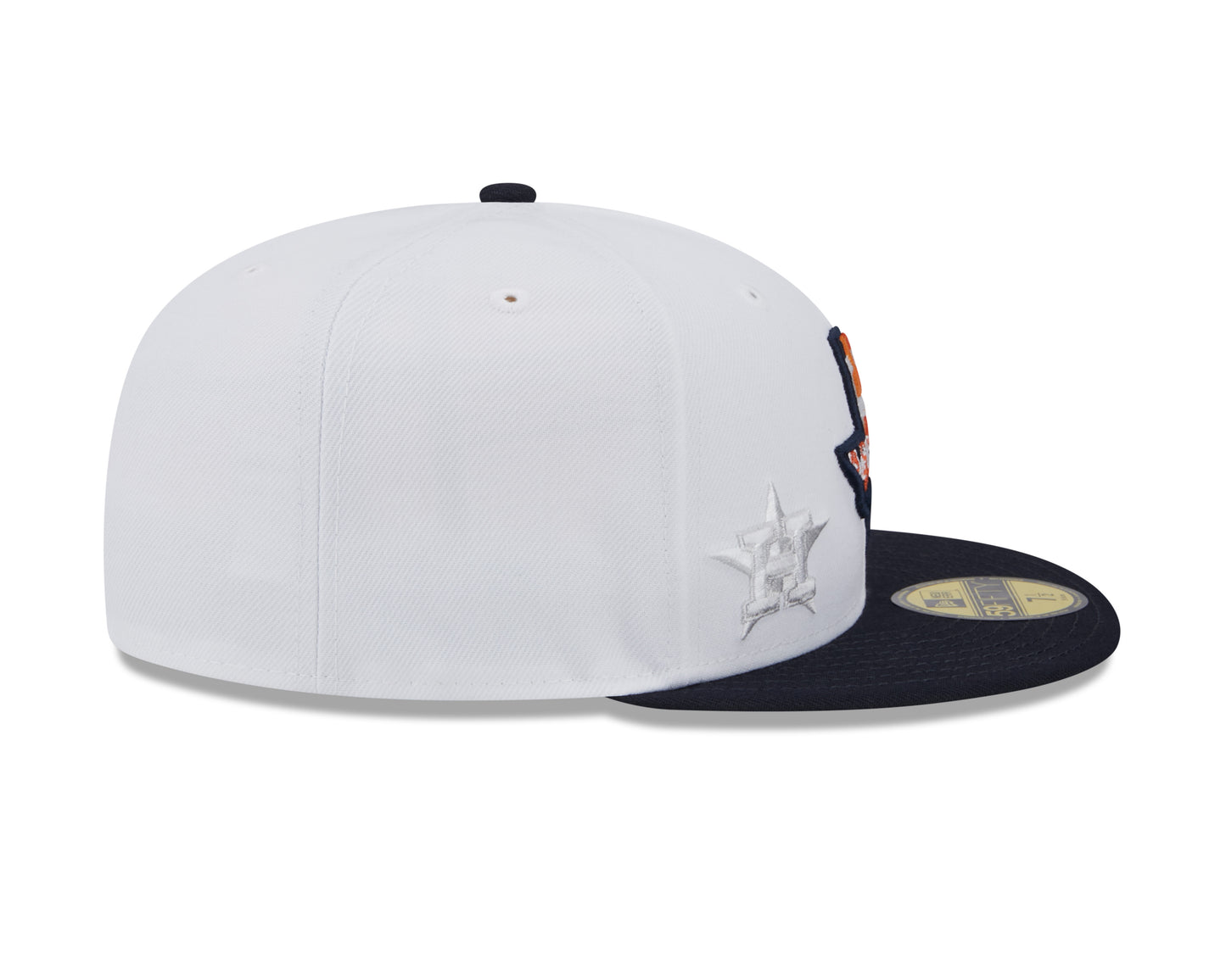 Houston Astros New Era State 59FIFTY Fitted Hat - White