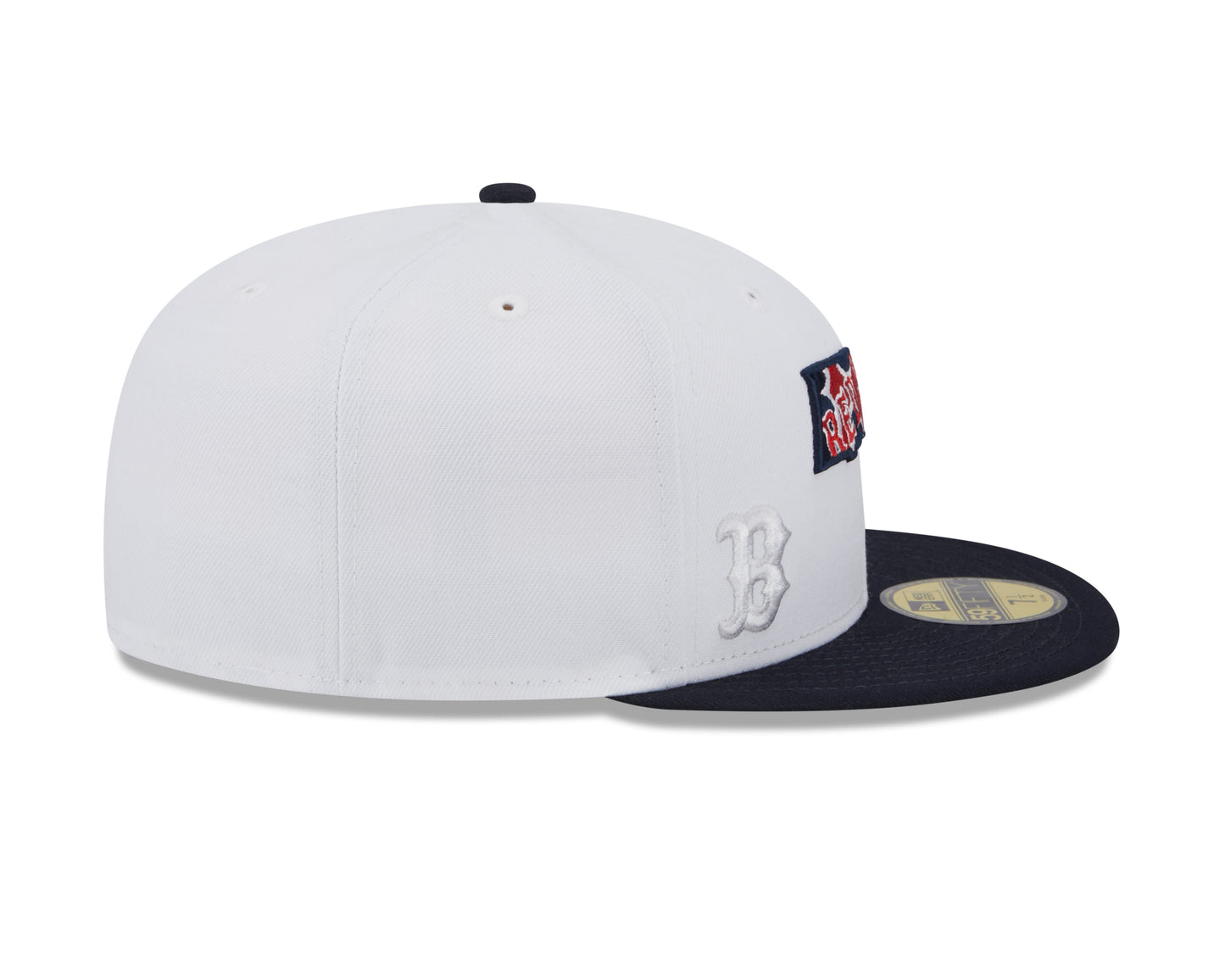 Boston Red Sox New Era State 59FIFTY Fitted Hat - White