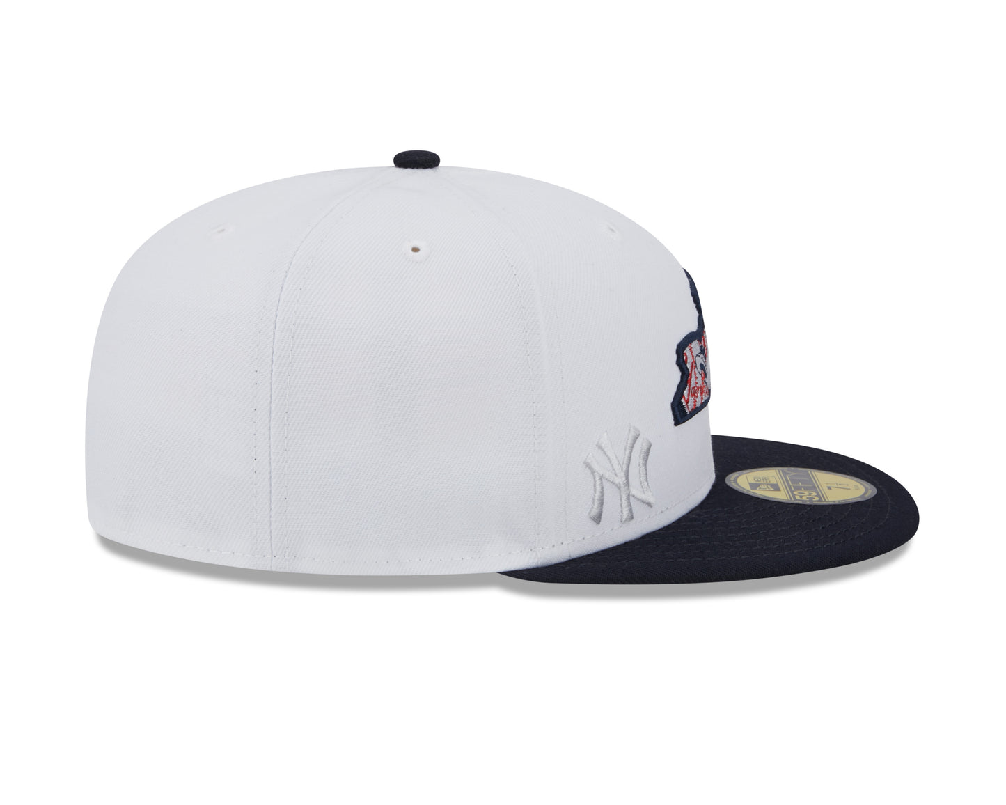 New York Yankees New Era State 59FIFTY Fitted Hat - White