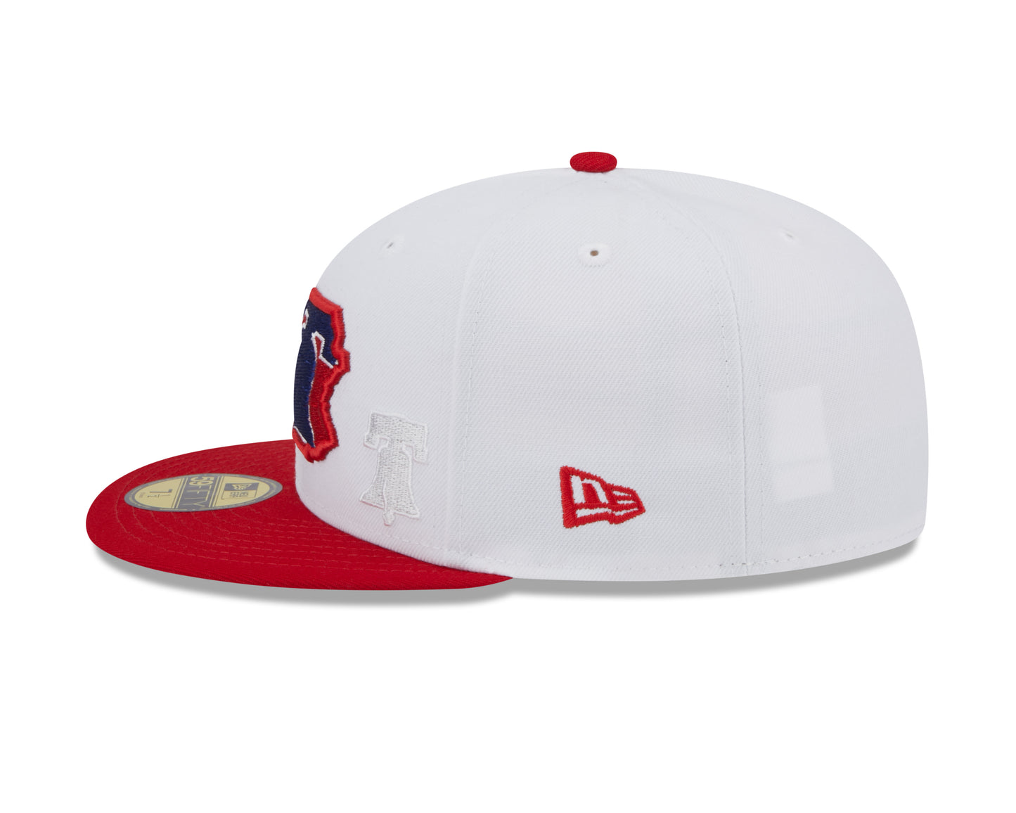 Philadelphia Phillies New Era State 59FIFTY Fitted Hat - White