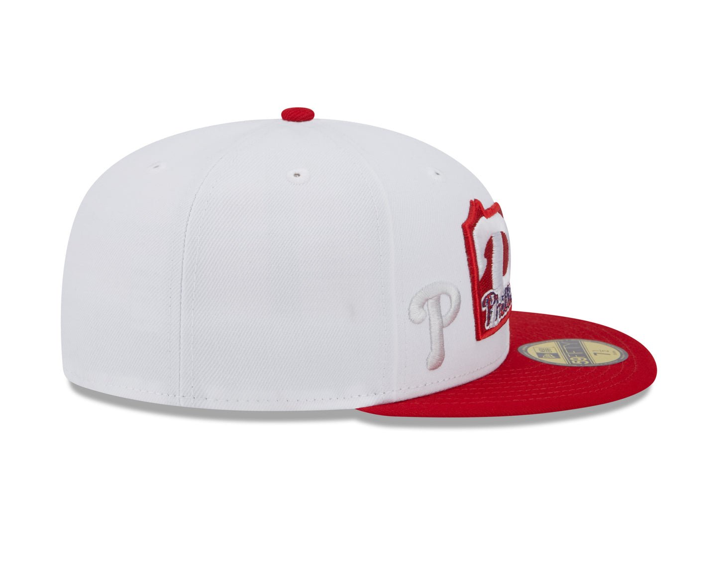 Philadelphia Phillies New Era State 59FIFTY Fitted Hat - White