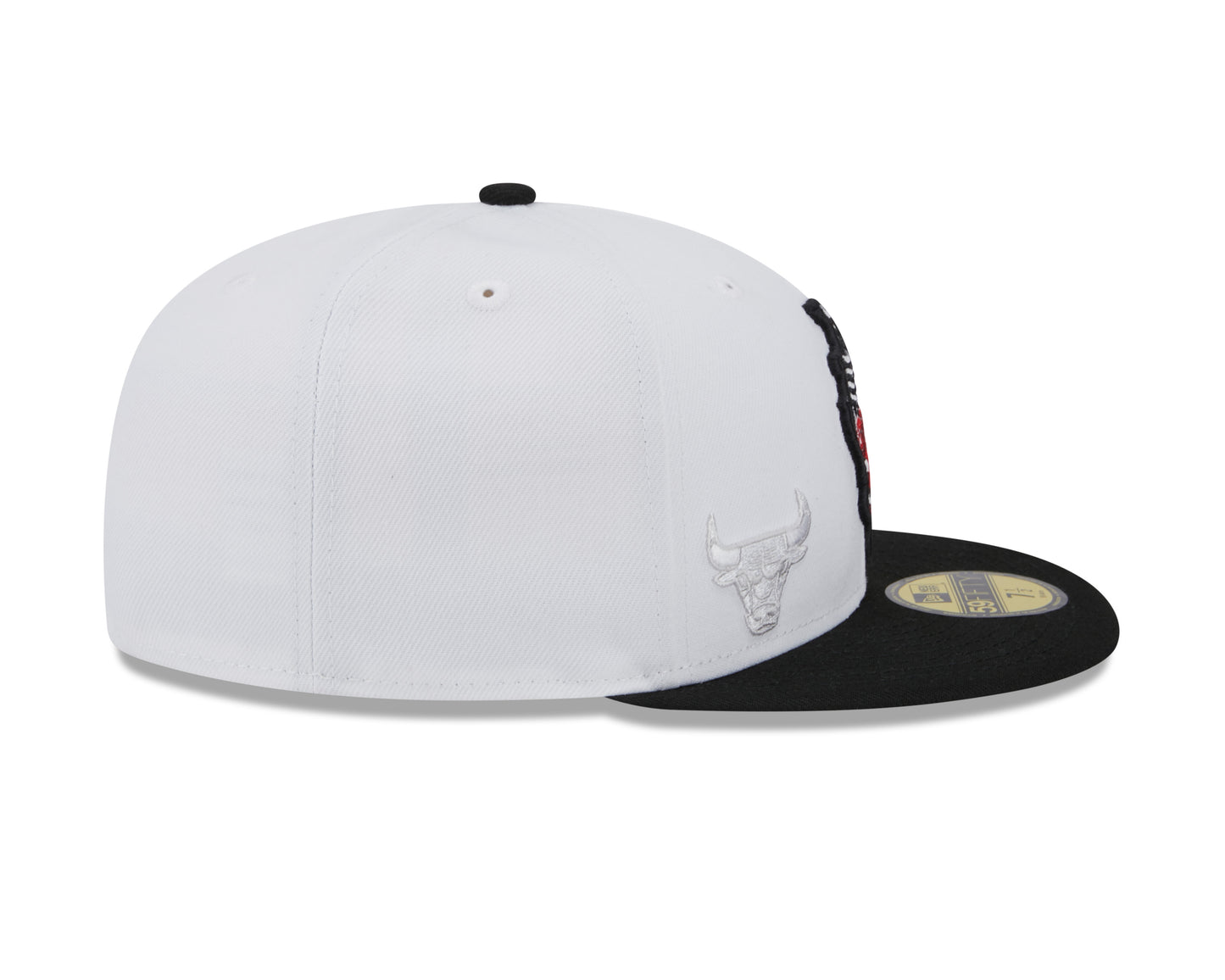 Chicago Bulls NBA New Era State 59FIFTY Fitted Hat - White