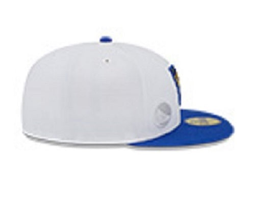 Golden State Warriors NBA New Era State 59FIFTY Fitted Hat - White