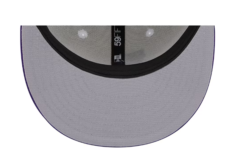 Los Angeles Lakers NBA New Era State 59FIFTY Fitted Hat - White
