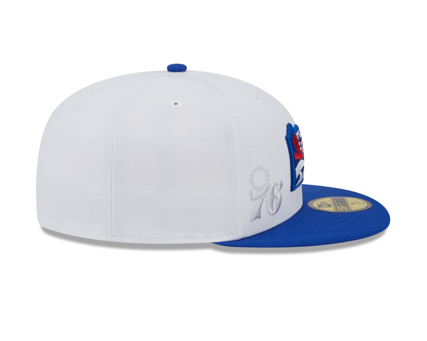 Philadelphia 76ers NBA New Era State 59FIFTY Fitted Hat - White