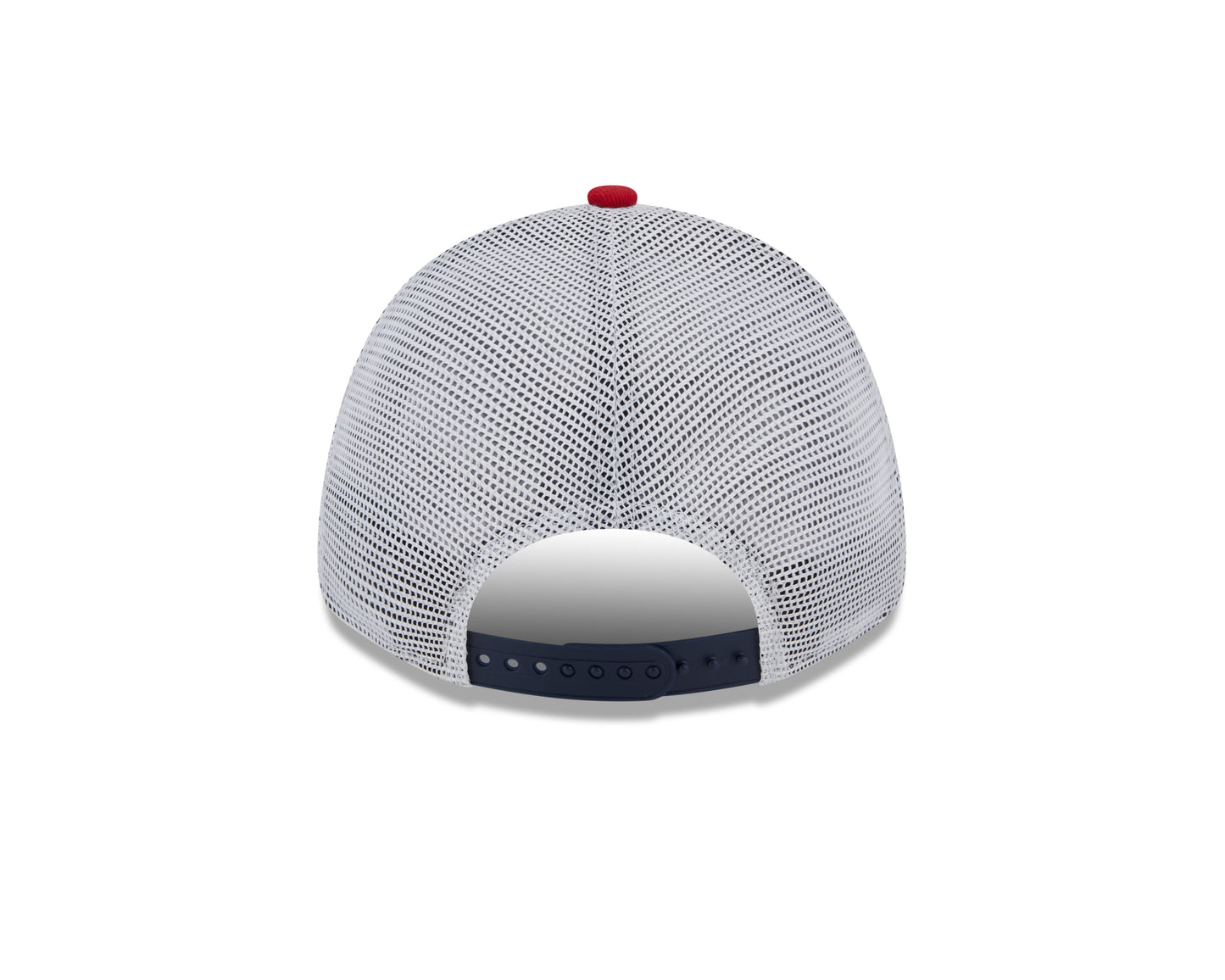 Boston Red Sox New Era Logo Patch Trucker 9FORTY Snapback Hat