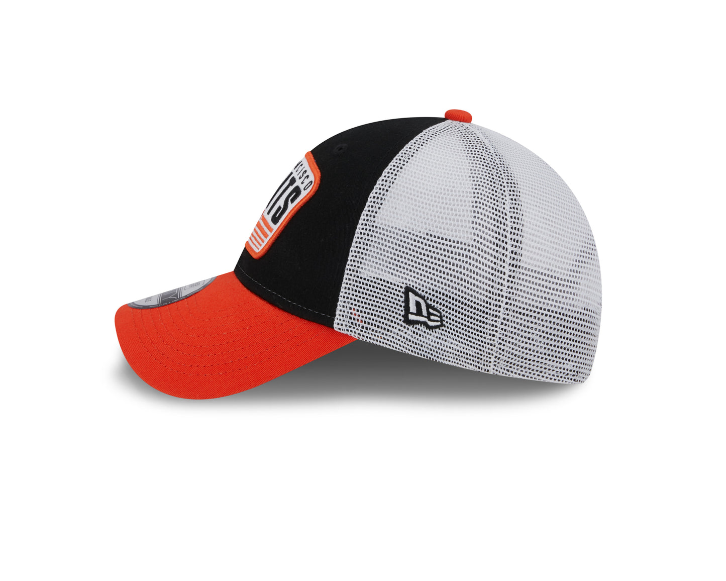 San Francisco Giants New Era Logo Patch Trucker 9FORTY Snapback Hat