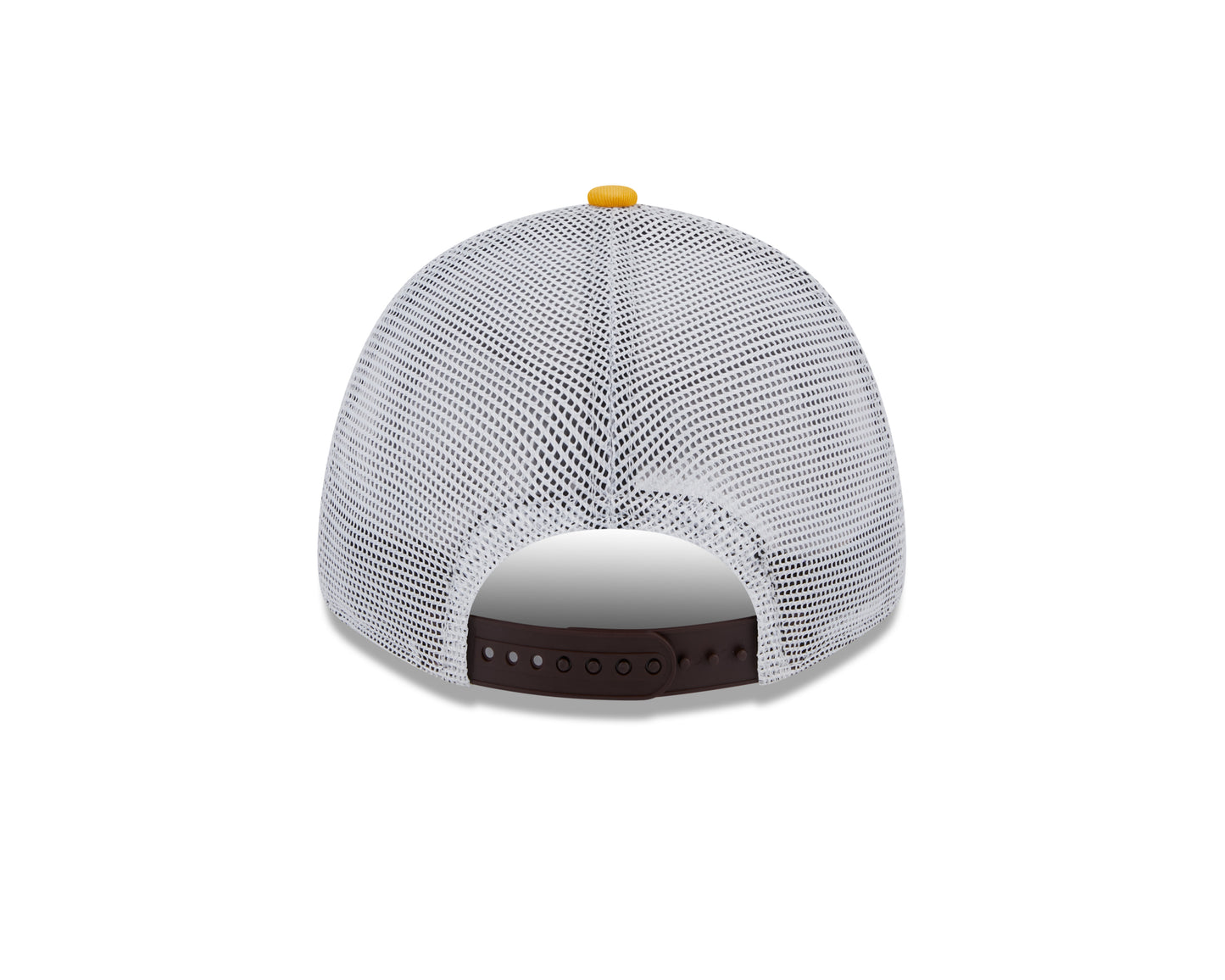 San Diego Padres New Era Logo Patch Trucker 9FORTY Snapback Hat