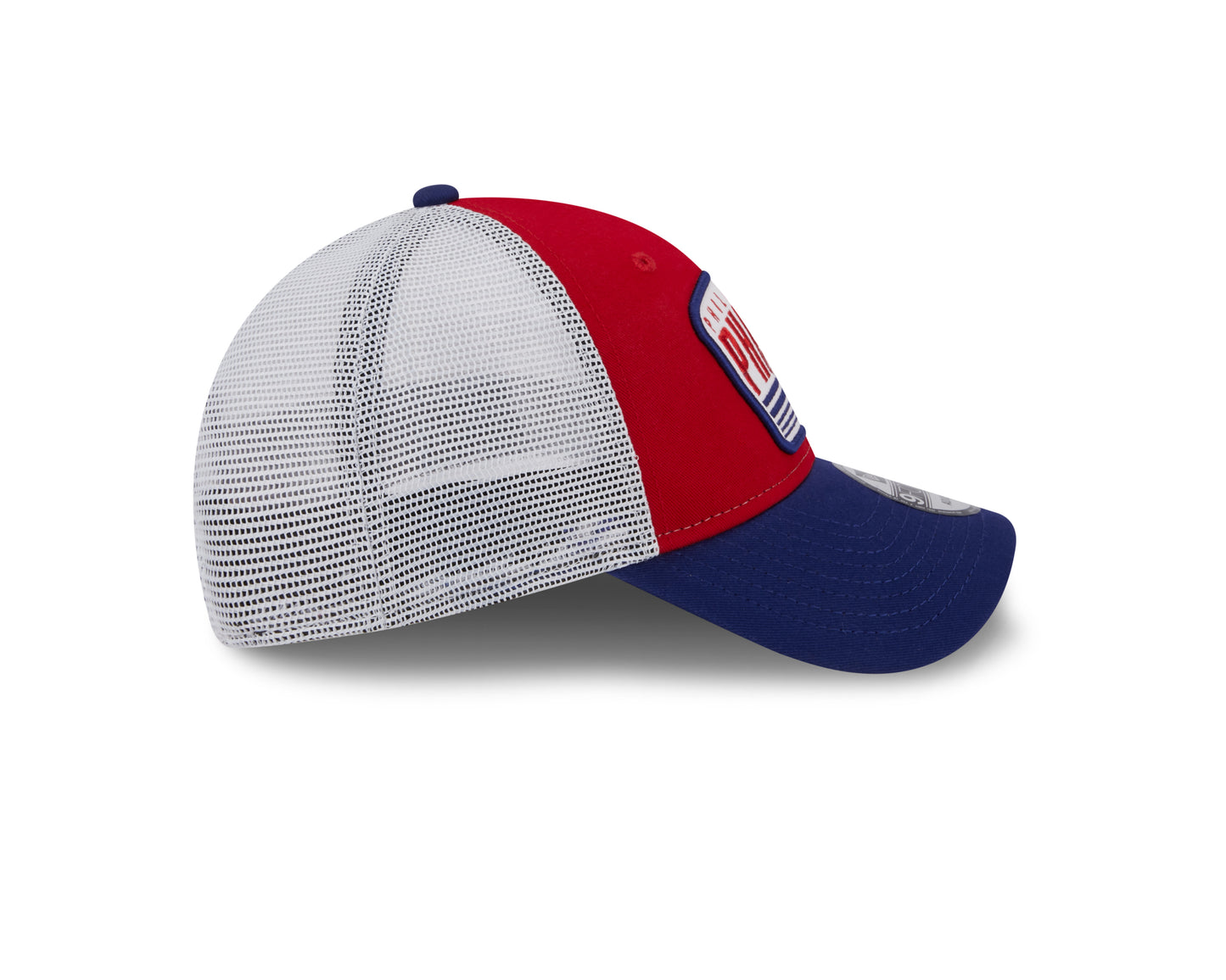 Philadelphia Phillies New Era Logo Patch Trucker 9FORTY Snapback Hat