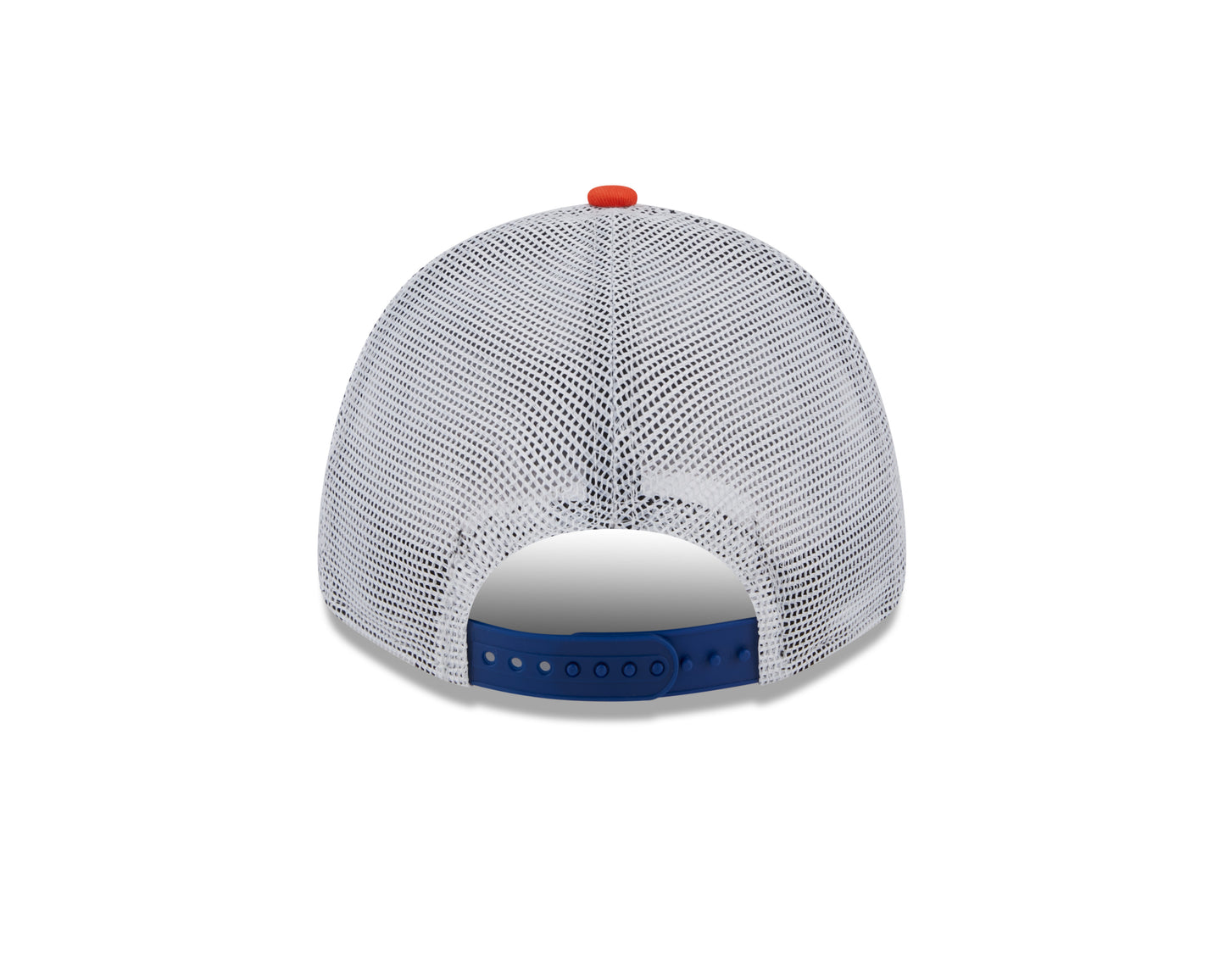 New York Mets New Era Logo Patch Trucker 9FORTY Snapback Hat