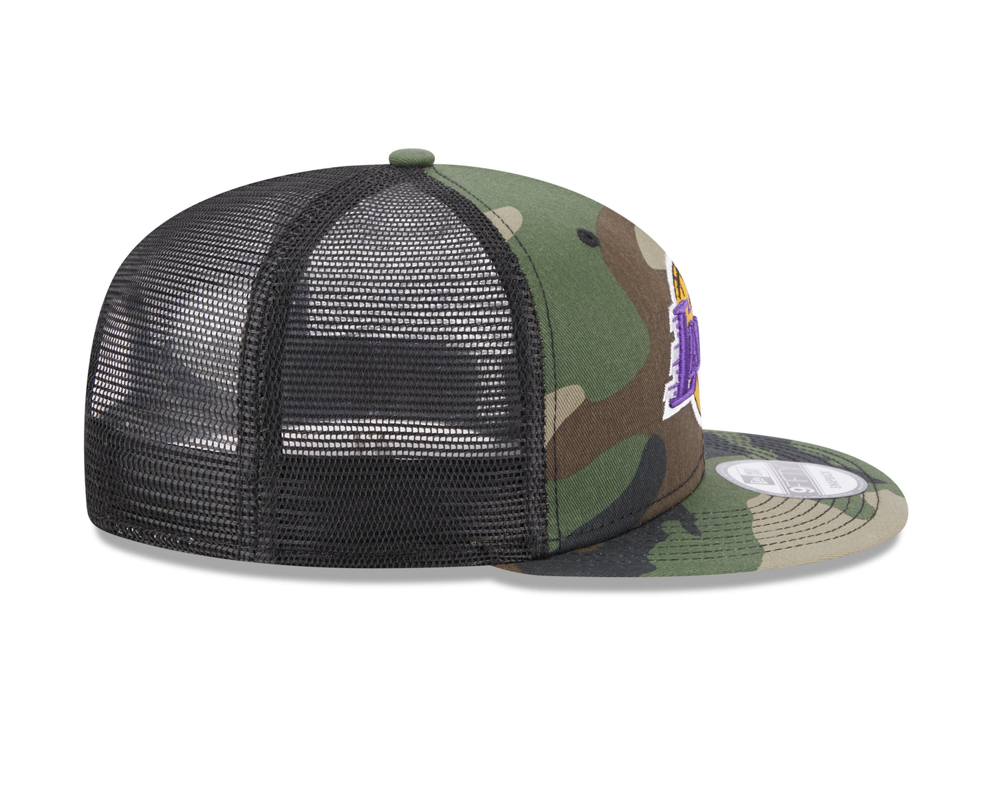Los Angeles Lakers New Era Classic Trucker C1 Woodland Camo 9FIFTY Hat