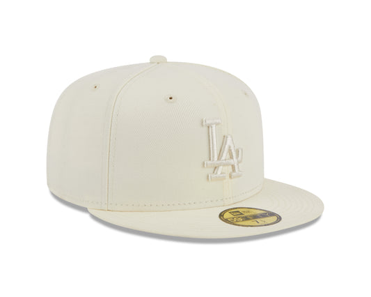 Los Angeles Dodgers New Era Color Pack Cream 59fifty Fitted Hat- Cream