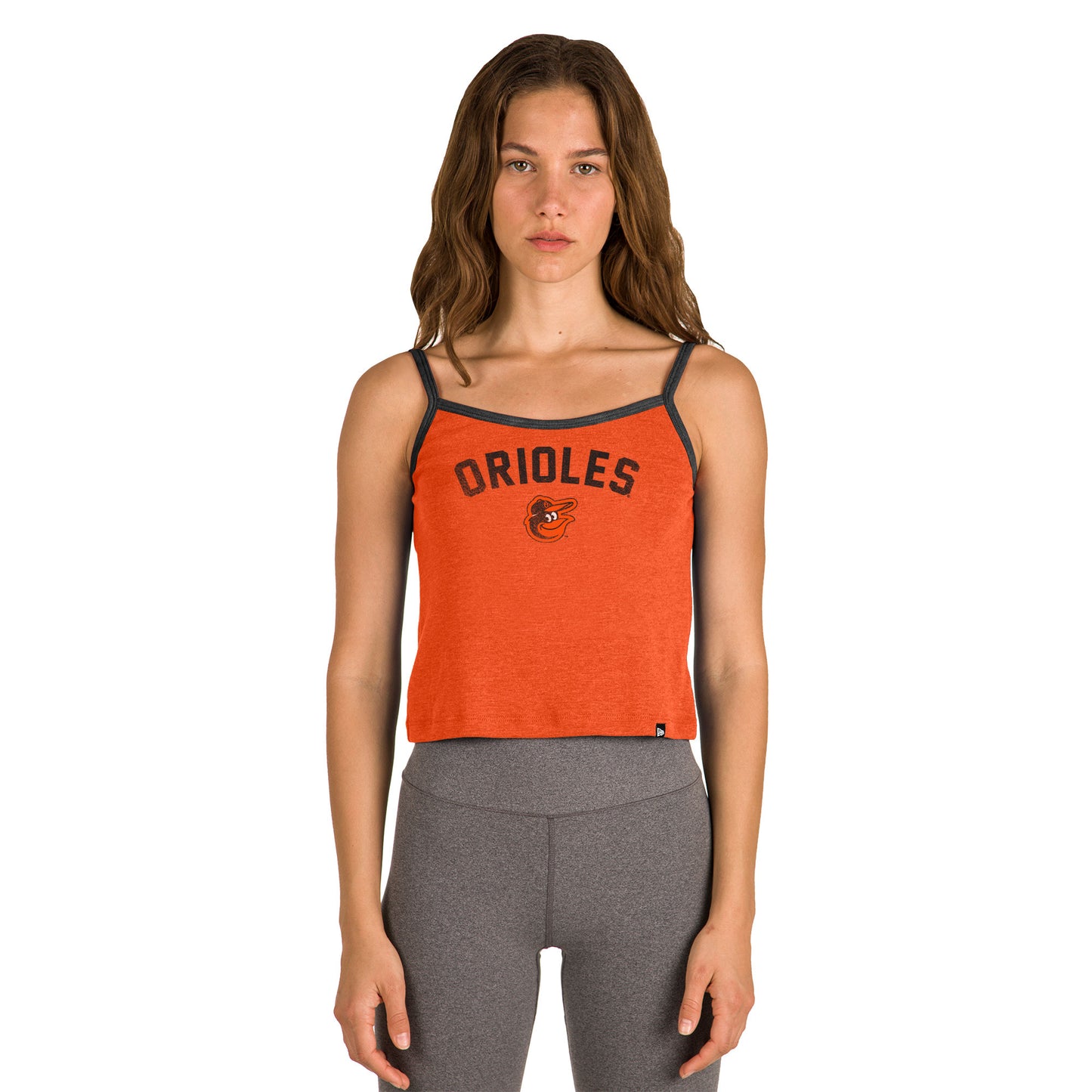 Baltimore Orioles New Era Throwback Women's Orange Tank Top