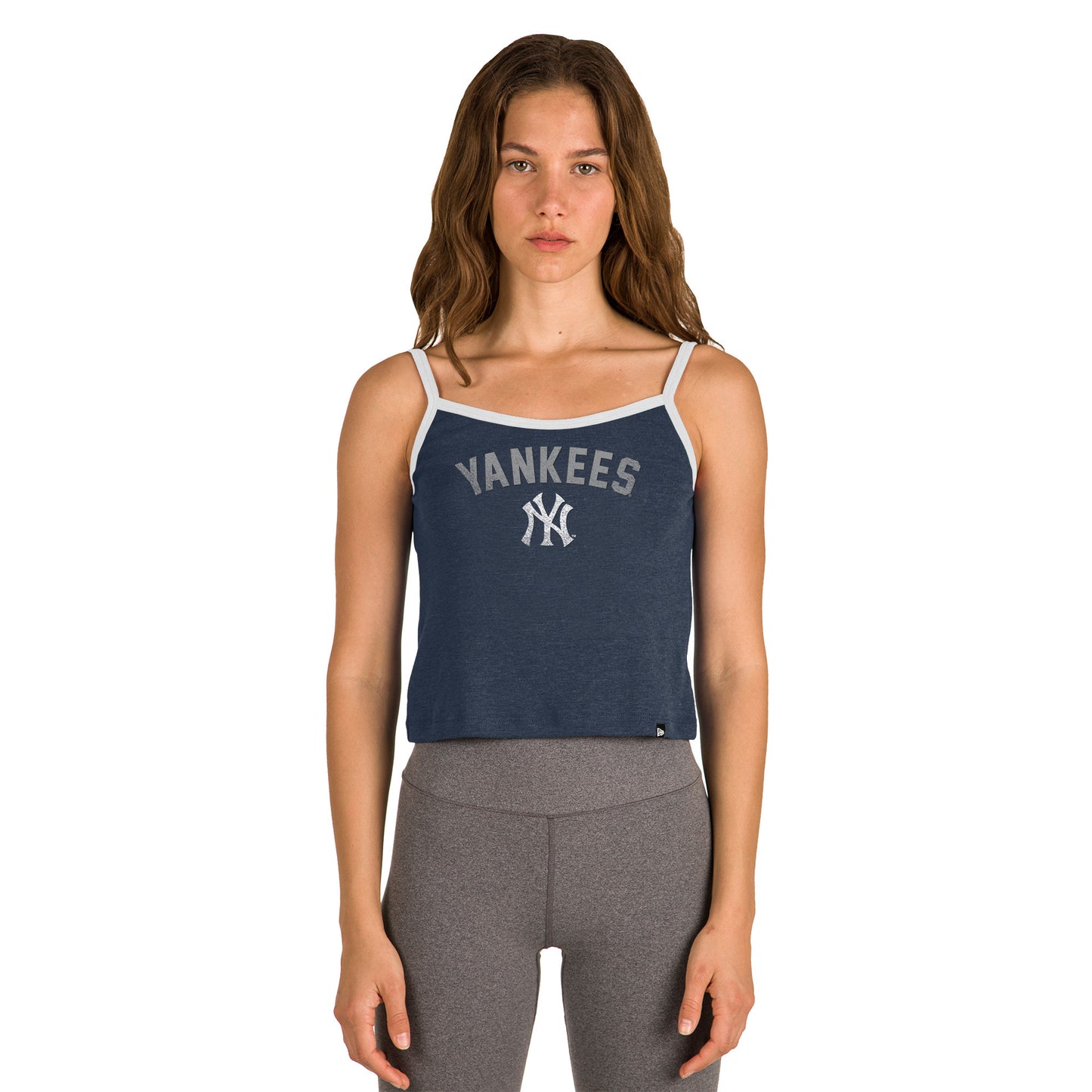 New York Yankees New Era Throwback Women's Navy Tank Top