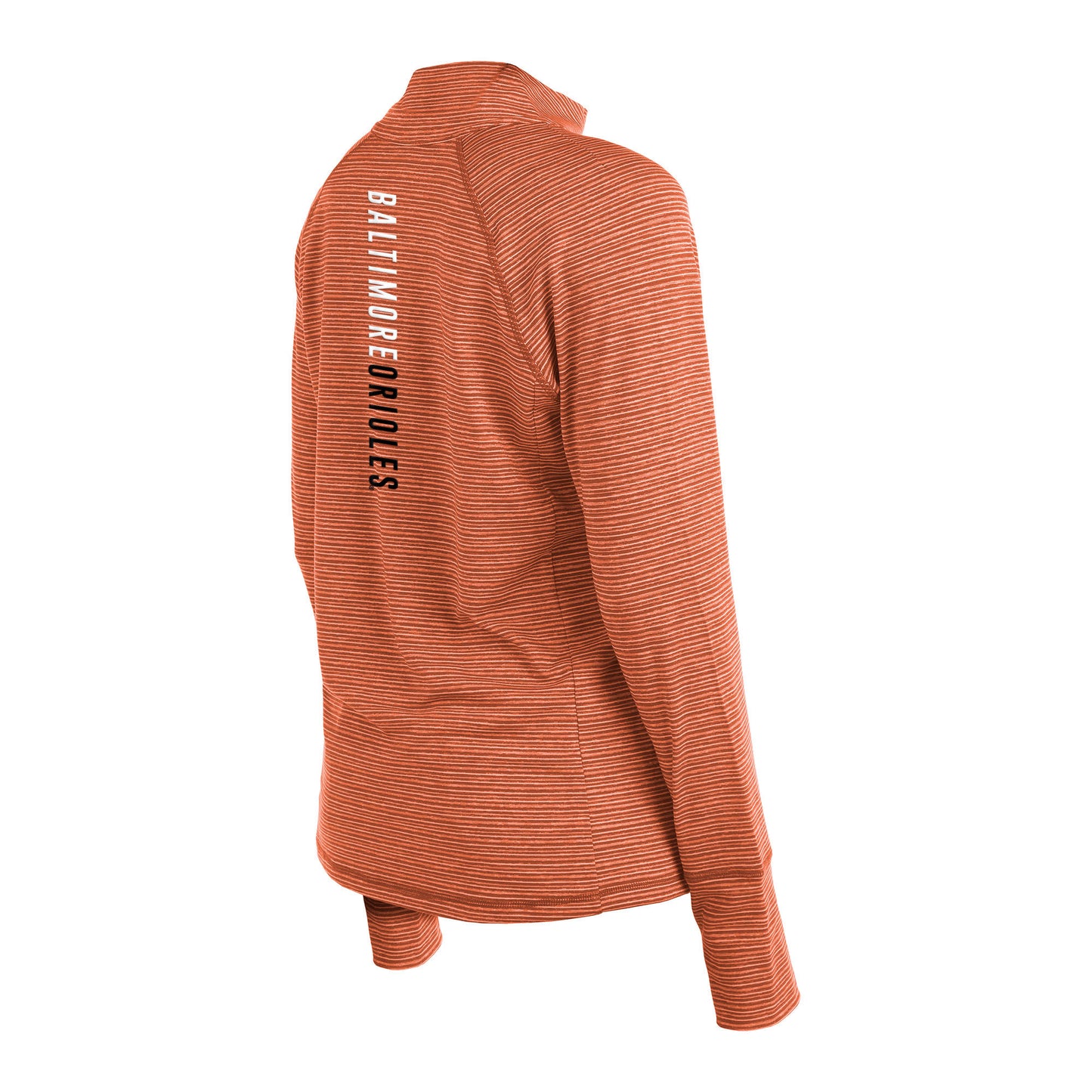 Baltimore Orioles New Era Women's Active 1/4 Zip Long Sleeve Warm Up