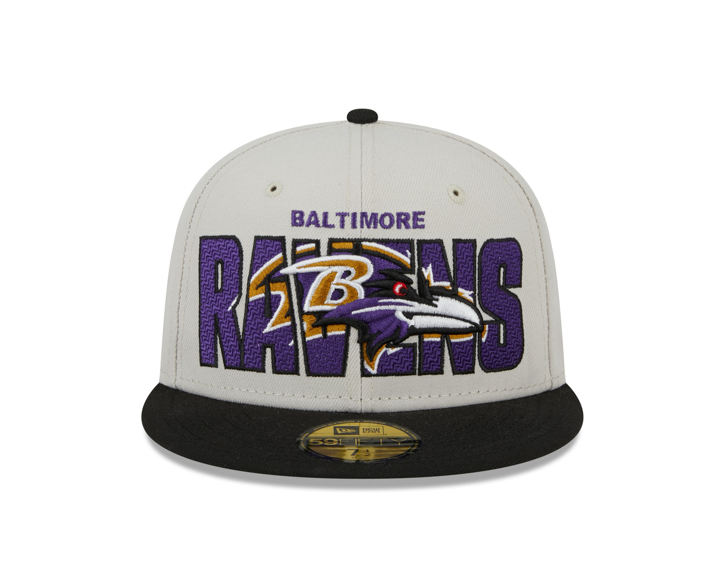 Baltimore Ravens New Era 2023 NFL Draft Stone 59Fifty Hat