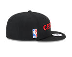 Chicago Bulls New Era Logo Blend 9FIFTY Hat - Black