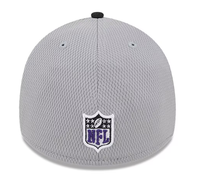 Baltimore Ravens New Era Sideline 39THIRTY Flex Hat- Gray