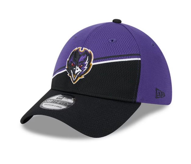 Baltimore Ravens New Era Sideline 39THIRTY Flex Hat- Purple