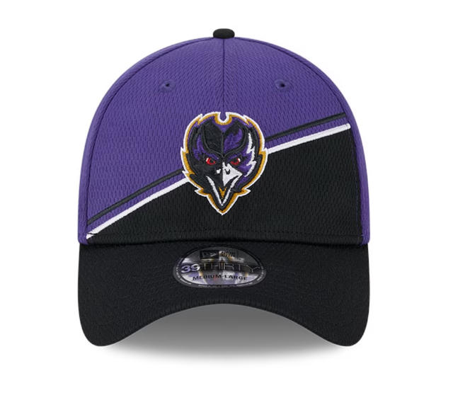 Baltimore Ravens New Era Sideline 39THIRTY Flex Hat- Purple