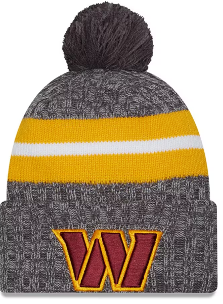 Washington Commanders New Era 2023 Sideline Sport Knit Hat Gray