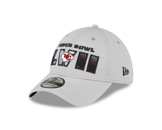 Kansas City Chiefs Going to Super Bowl LVII 39THIRTY Hat - Gray