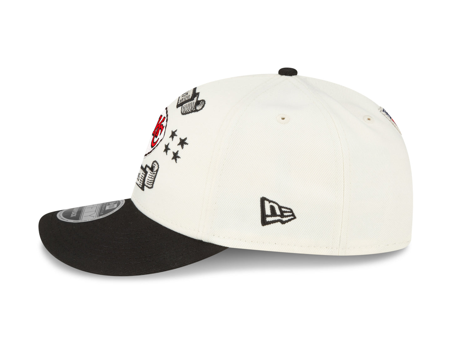 Kansas City Chiefs New Era Super Bowl Locker Room Champ LVII 9FIFTY Low Profile Hat - Cream
