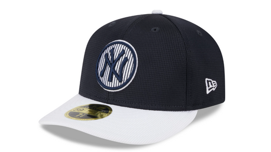 New York Yankees New Era Batting Practice Low Profile 59FIFTY Fitted Hat - Blue
