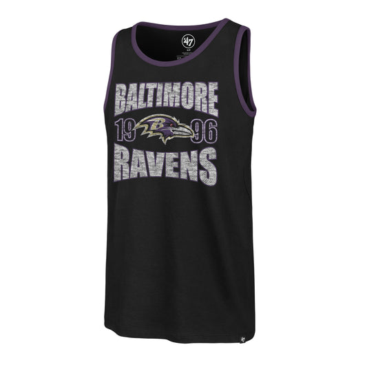 Baltimore Ravens '47 Brand Flint Black Franklin  Men's Tank Top