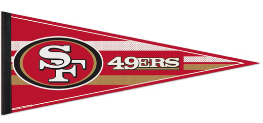 San Francisco 49ers Wincraft Mesh Logo Pennant 12" x 30"