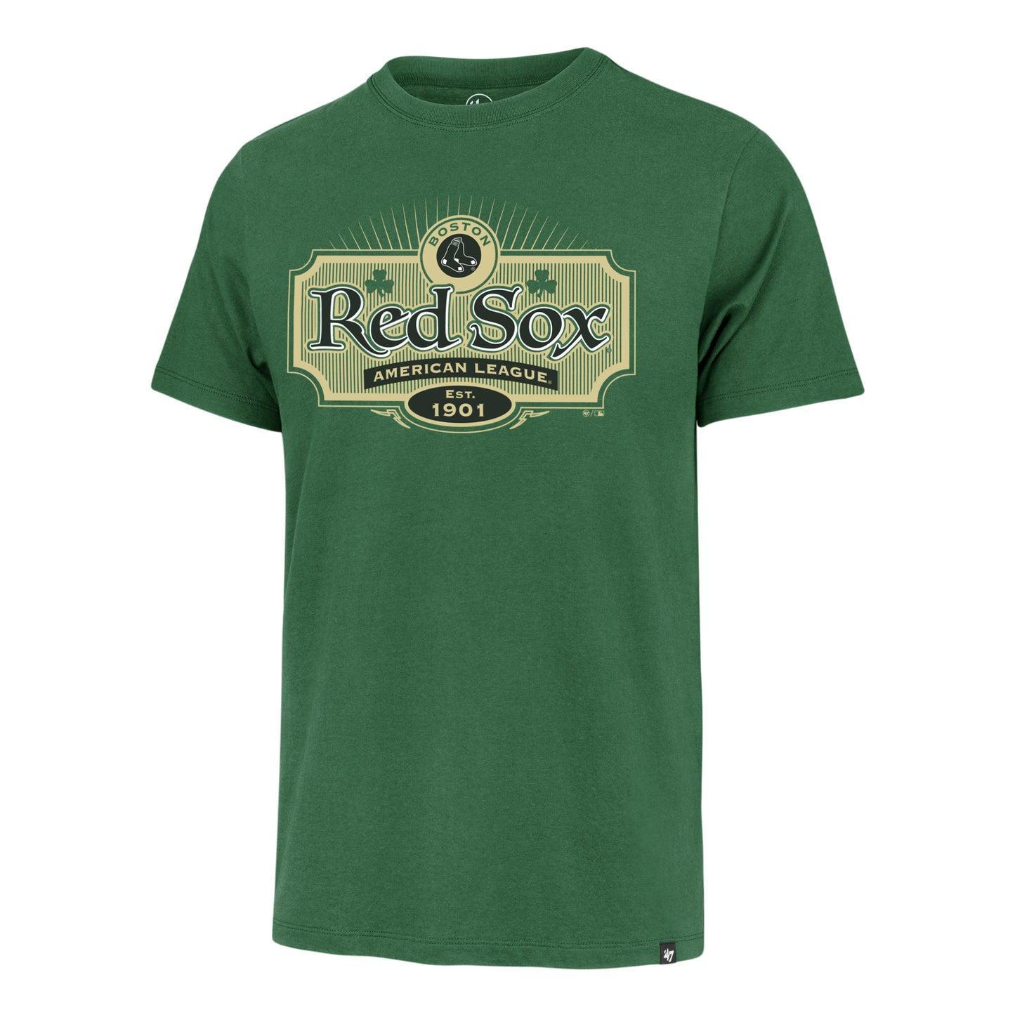Boston Red Sox '47 St. Pattys Lucky Orchard Green Franklin T-Shirt