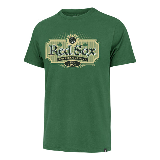 Boston Red Sox '47 St. Pattys Lucky Orchard Green Franklin T-Shirt