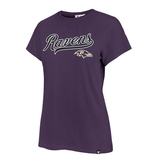 Baltimore Ravens '47 Purple Regent Tail Sweep Frankie Women's T-Shirt