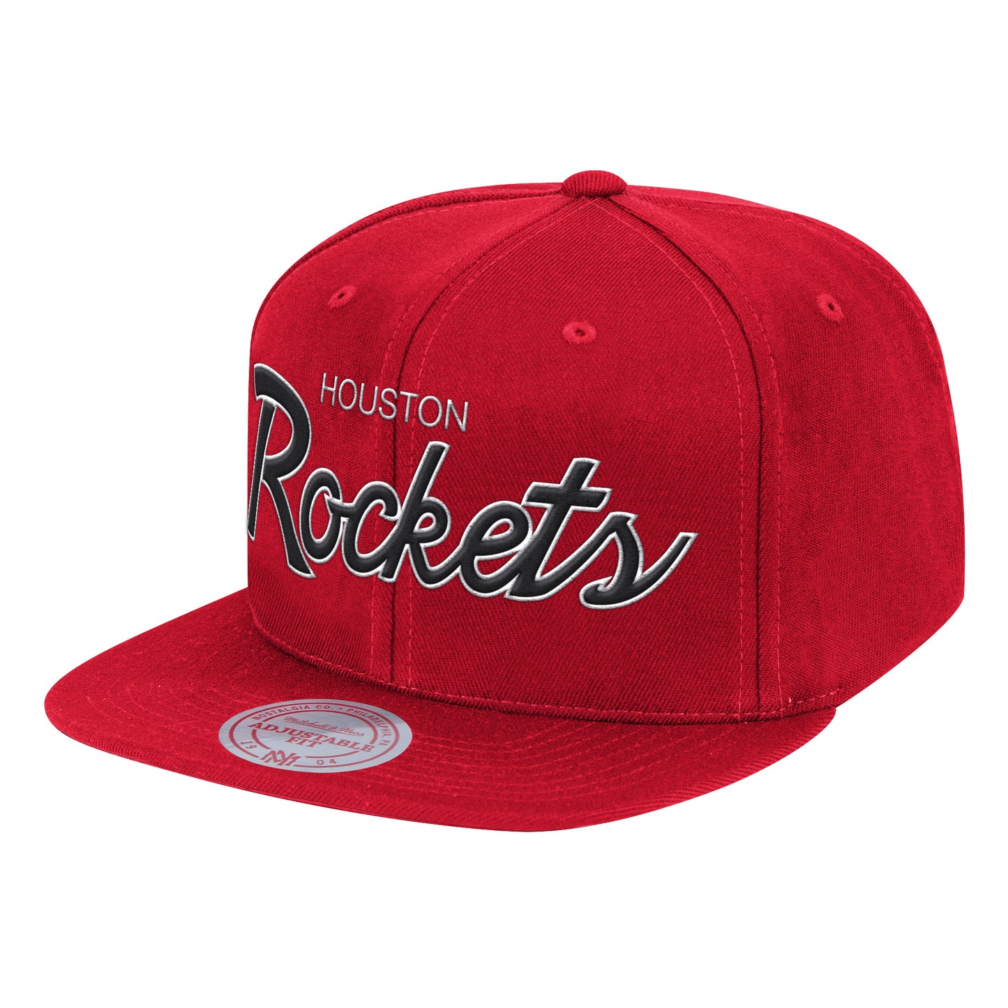 Houston Rockets Mitchell & Ness Nost Script Snapback Hat - Red – Casual ...