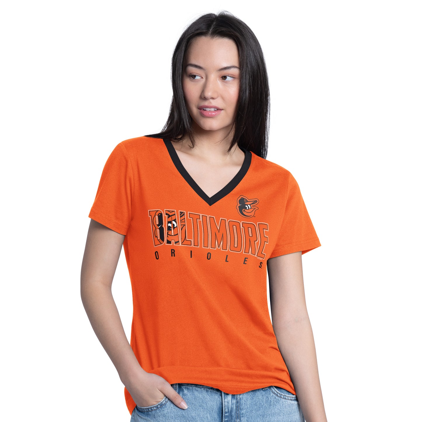 Baltimore Orioles G-III Best Team Women's T-Shirt-Orange